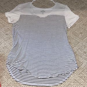 Easy Stripped Short- Tee